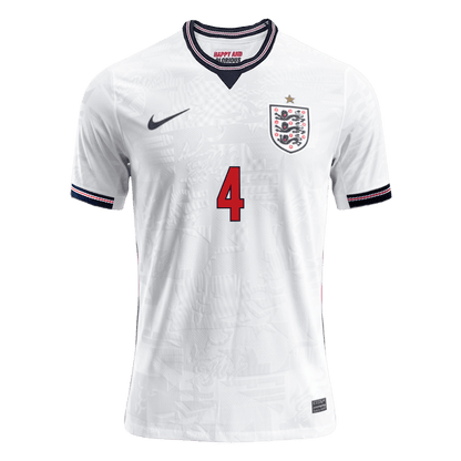 RICE #4 Angleterre Domicile Maillot - Coupe du Monde 2026 Blanc Joueur