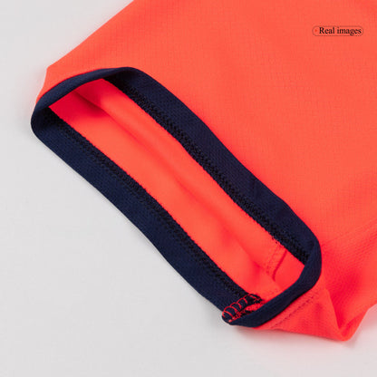 PEDRI #8 Barcelone Third Maillot 2025/26 Orange - UCL