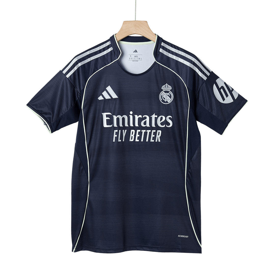 TCHOUAMENI #14 Real Madrid Extérieur Maillot 2025/26 Bleu marine