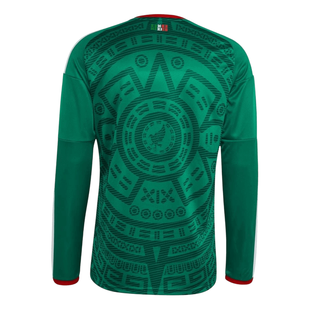 Mexico Thuisshirt Lange Mouwen - WK 2026 Groen
