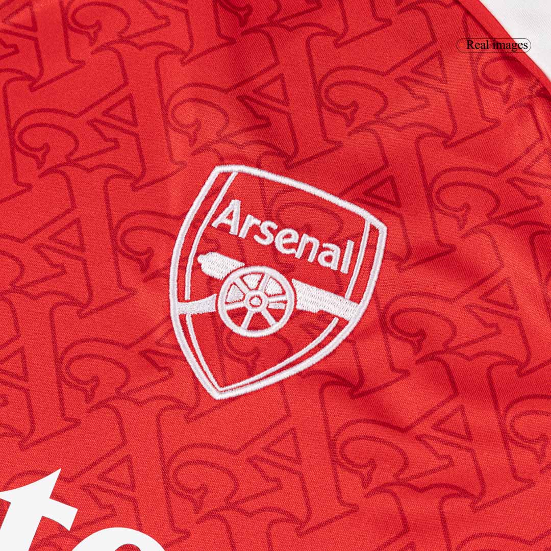 SALIBA #2 Arsenal Domicile Maillot 2025/26 Rouge - Super