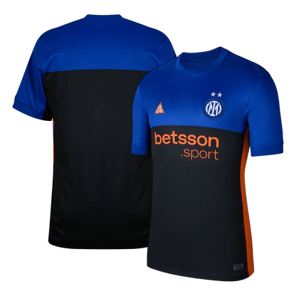 Inter Milan Vierde Uitshirt 2025/26 Zwart&Blauw Grote Maten