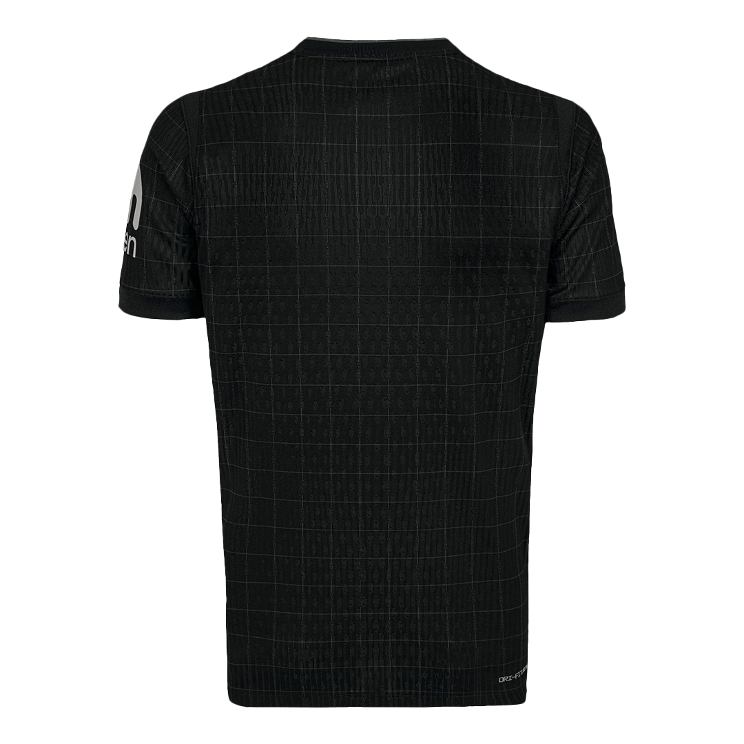 Tottenham Hotspur Uitshirt 2025/26 Zwart Authentiek