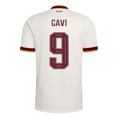 GAVI #9 Espagne Extérieur Maillot - Coupe du Monde 2026 Blanc Joueur