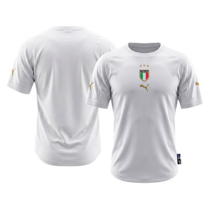 Retro Italie Extérieur Maillot 2004 Blanc