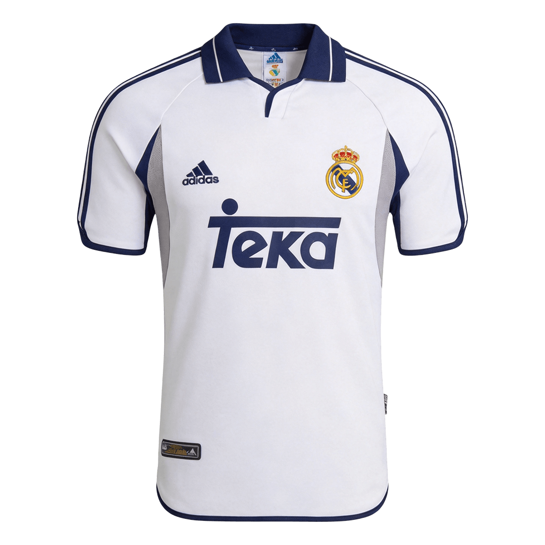 Retro Real Madrid Domicile Maillot 2000/01 Blanc