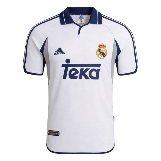 Retro Real Madrid Domicile Maillot 2000/01 Blanc