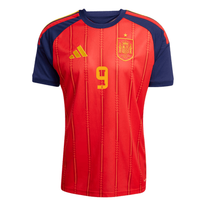GAVI #9 Espagne Domicile Maillot - Coupe du Monde 2026 Rouge - Super