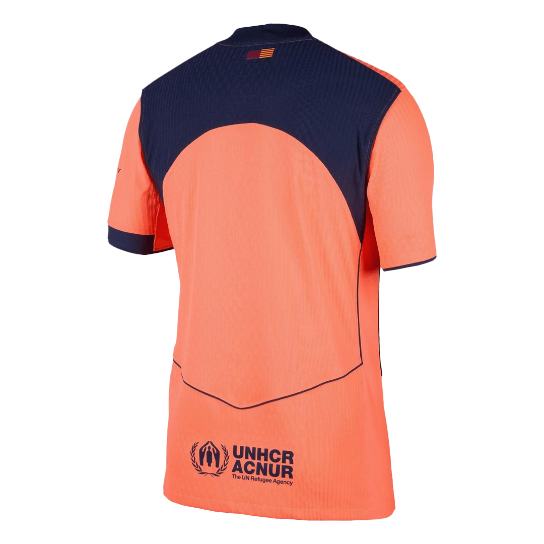 Barcelone Third Maillot 2025/26 Orange Authentique