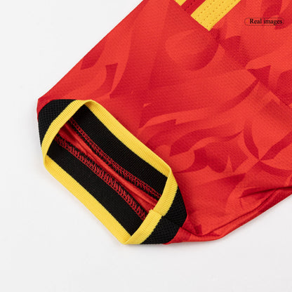 Belgique Domicile Maillot - Coupe du Monde 2026 Rouge Joueur
