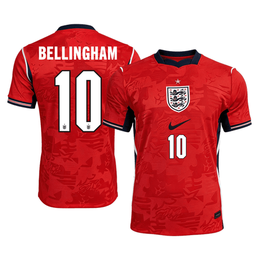 BELLINGHAM #10 Angleterre Extérieur Maillot - Coupe du Monde 2026 Rouge