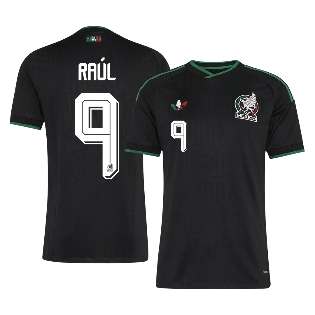 RAÚL #9 Mexique Third Maillot - Coupe du Monde 2026 Noir Joueur