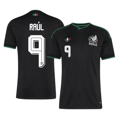 RAÚL #9 Mexique Third Maillot - Coupe du Monde 2026 Noir Joueur