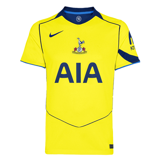 Tottenham Hotspur Third Maillot 2025/26 Jaune Grande Taille