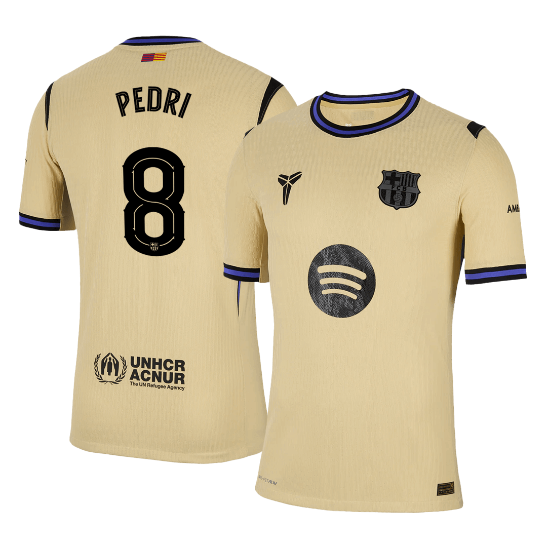 PEDRI #8 Barcelona Uit Thuisshirt 2025/26 Authentiek - UCL