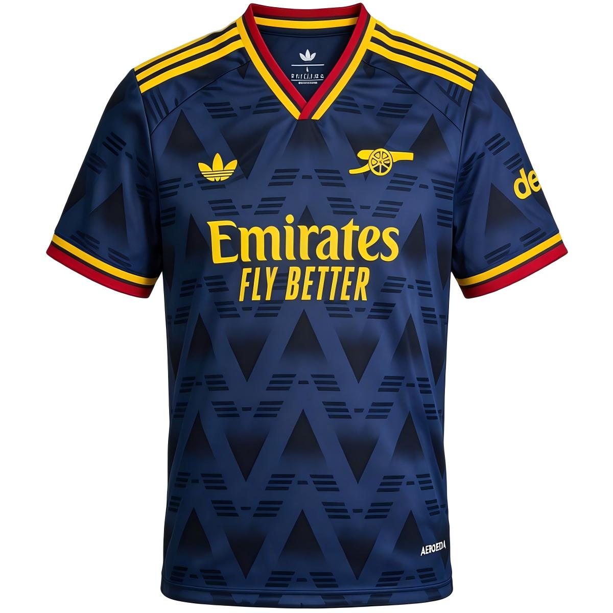 EZE #10 Arsenal Extérieur Maillot 2026/27 Bleu marine - UCL