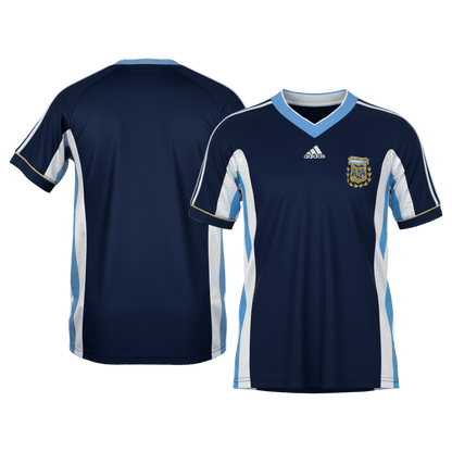 Retro Argentine Extérieur Maillot 1998 Bleu marine