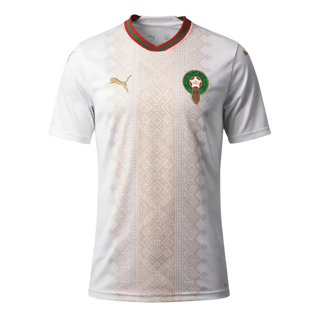 Maroc Extérieur Maillot - Coupe du Monde 2026 Blanc