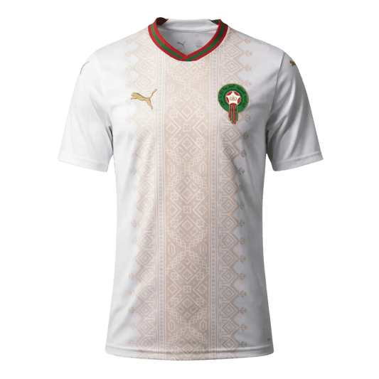 Maroc Extérieur Maillot - Coupe du Monde 2026 Blanc