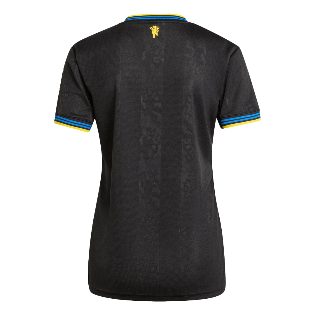 Femme Manchester United Third Maillot 2025/26 Noir
