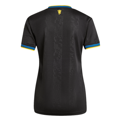 Femme Manchester United Third Maillot 2025/26 Noir