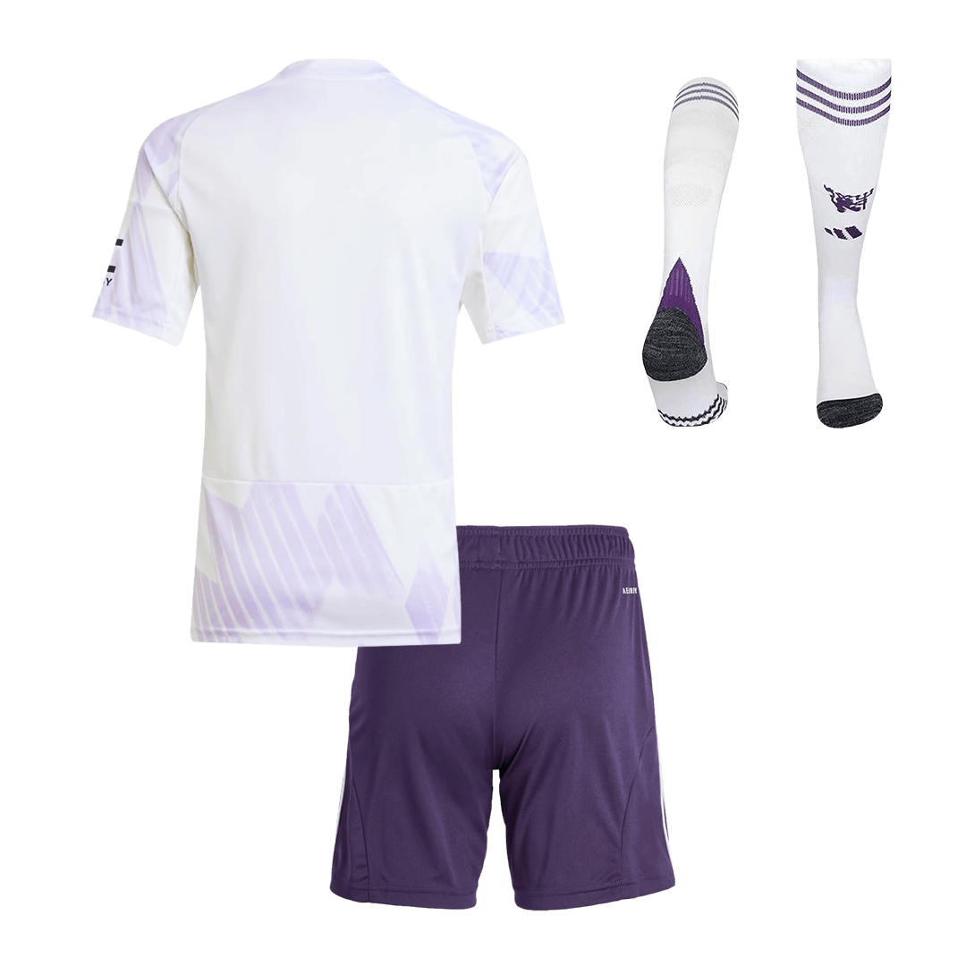 Manchester United Uit tenue 2025/26 Wit Kinderen