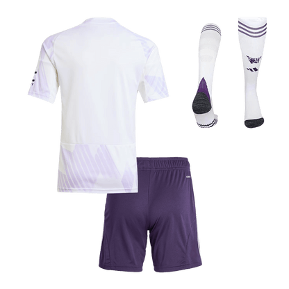 Manchester United Uit tenue 2025/26 Wit Kinderen