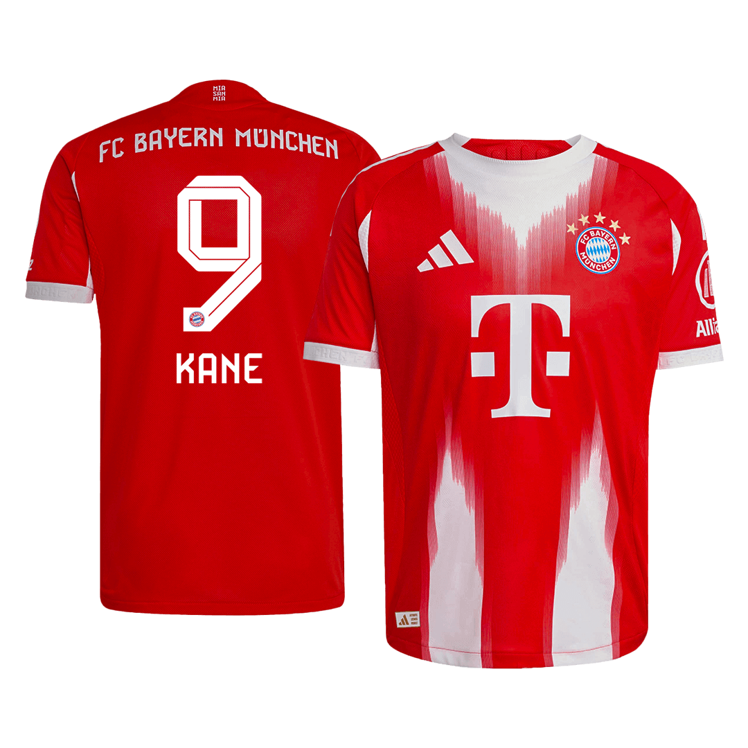KANE #9 München Thuis shirt 2025/26 Rood Speler