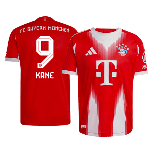 KANE #9 Munich Domicile Maillot 2025/26 Rouge Joueur