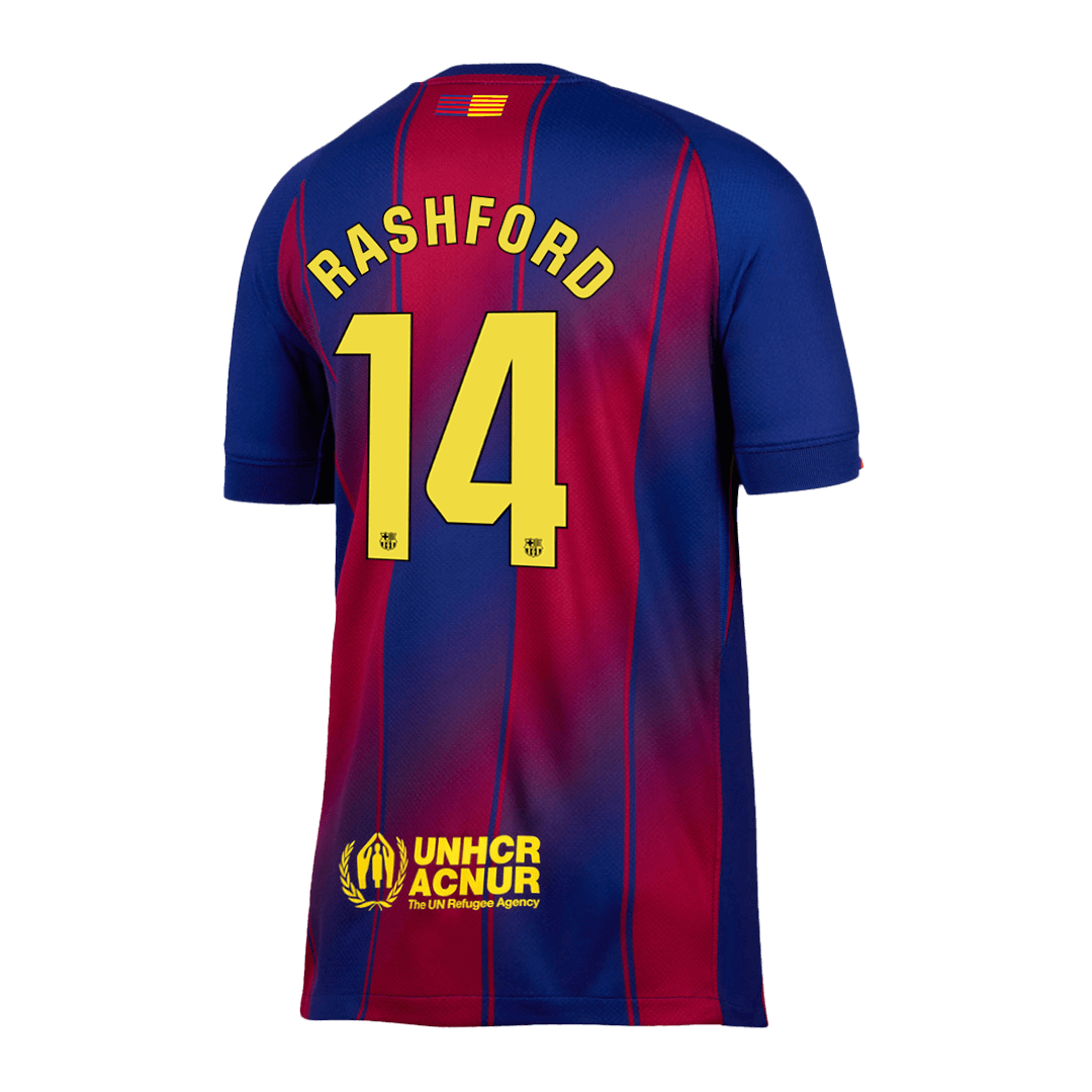 RASHFORD #14 Barcelone Domicile Maillot 2025/26