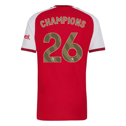 KAMPIOENEN #26 Arsenal Thuis Shirt 2026/27 Rood Speler