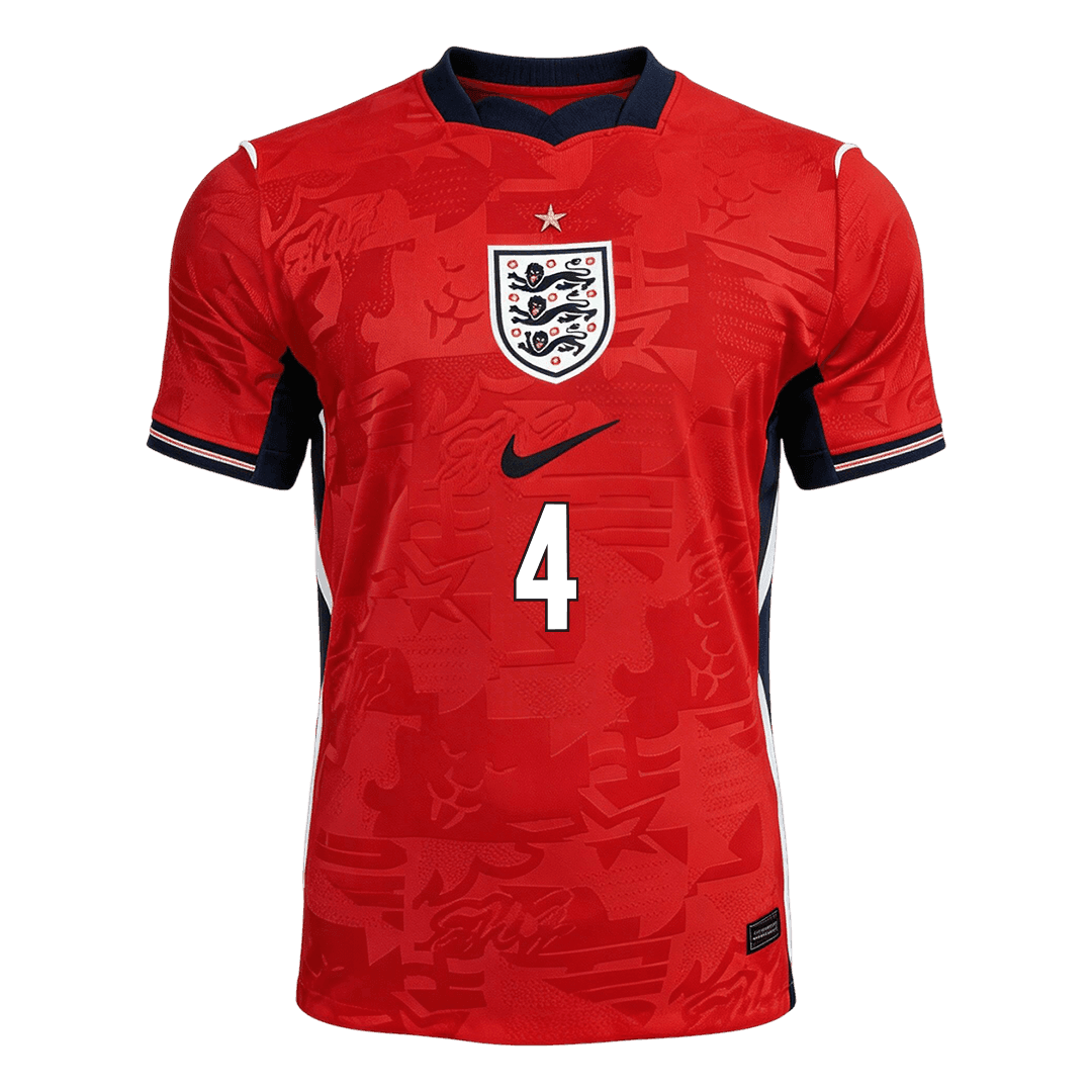 RIJST #4 Engeland Uitshirt - Wereldbeker 2026 Rood
