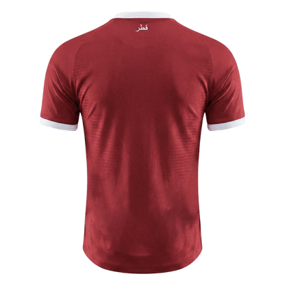 Qatar Domicile Maillot - Coupe du Monde 2026 Rouge Joueur