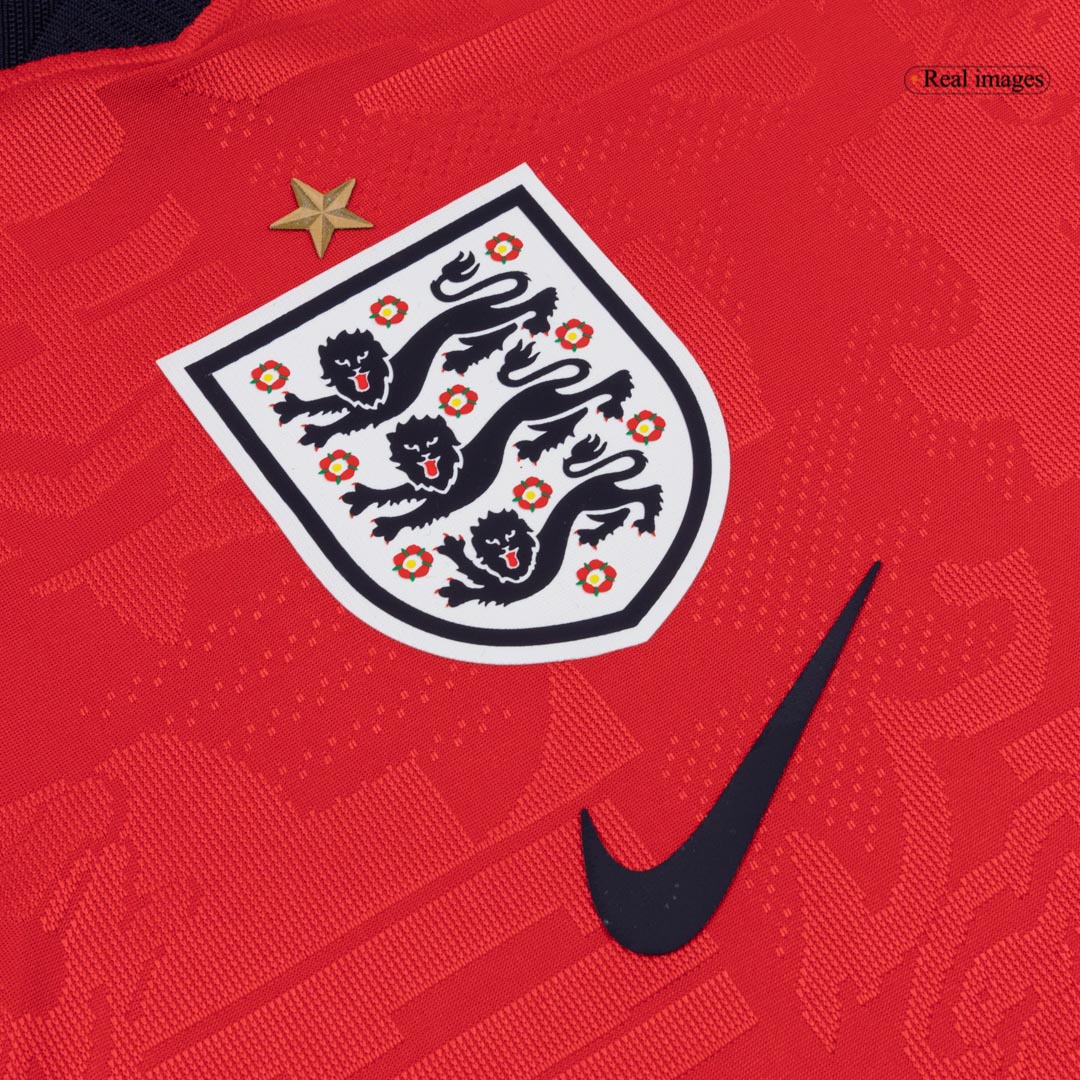 RICE #4 Angleterre Extérieur Maillot - Coupe du Monde 2026 Rouge Joueur