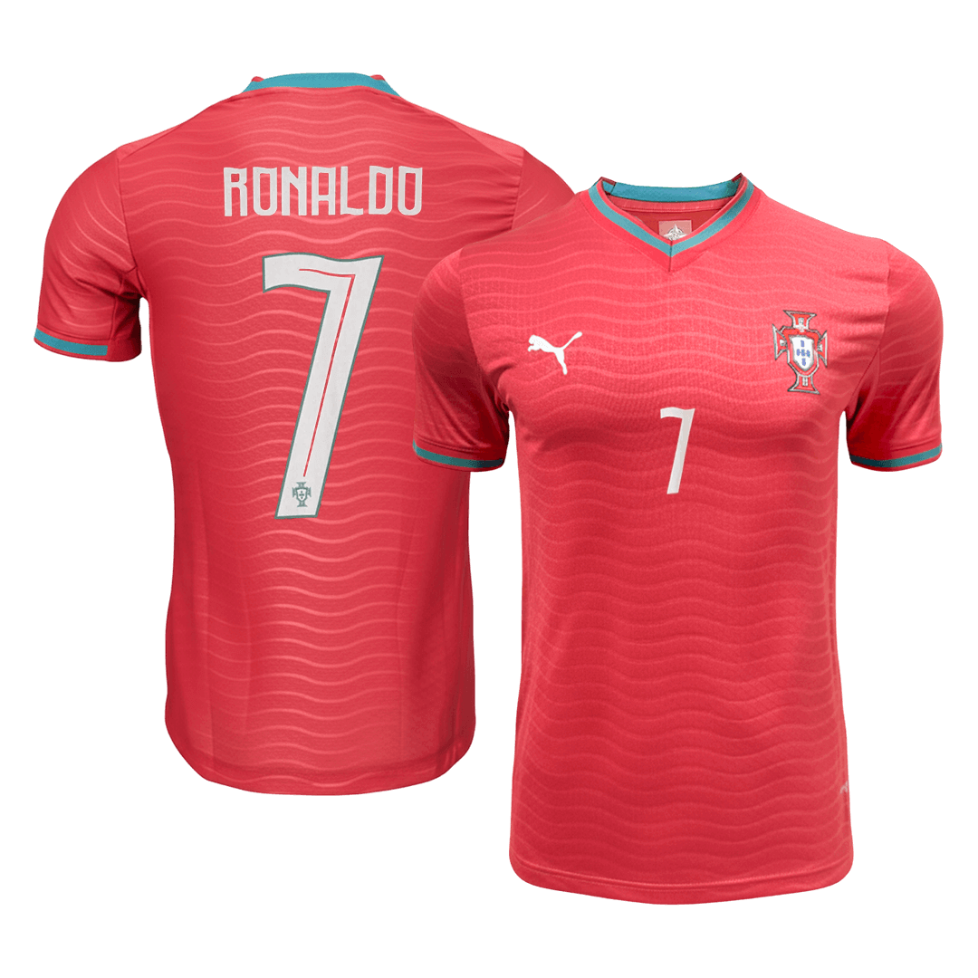 RONALDO #7 Portugal Thuisshirt - Wereldkampioenschap 2026 Rood Speler