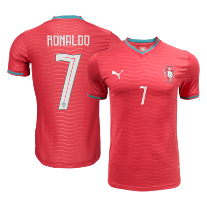RONALDO #7 Portugal Thuisshirt - Wereldkampioenschap 2026 Rood Speler