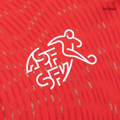 Suisse Domicile Maillot - Coupe du Monde 2026 Rouge Grande Taille