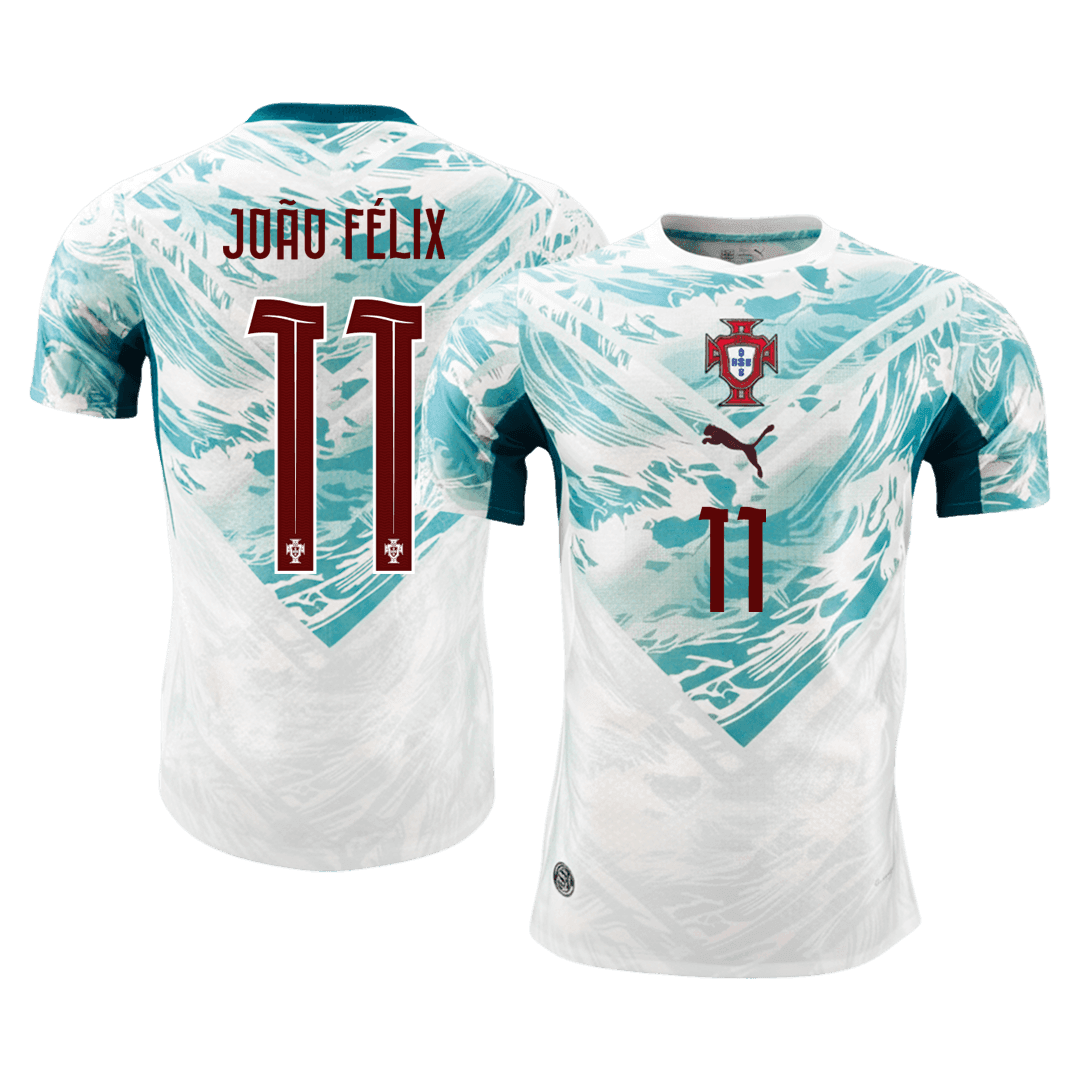 JOÃO FÉLIX #11 Portugal Extérieur Maillot - Coupe du Monde 2026 White&Green Joueur