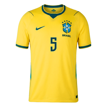 CASEMIRO #5 Brésil Domicile Maillot - Coupe du Monde 2026 Jaune