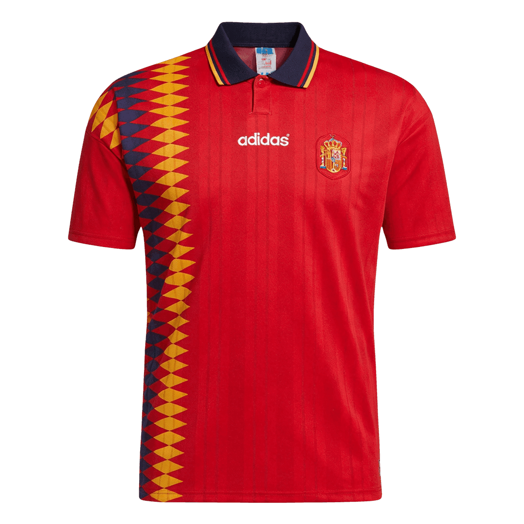 Retro Espagne Domicile Maillot 1994 Rouge