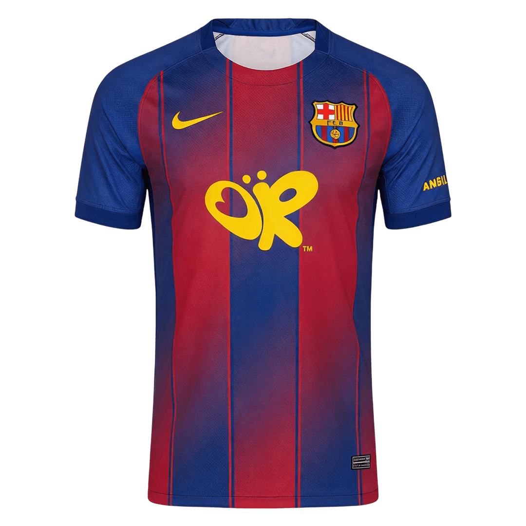 Barcelone Domicile Maillot 2025/26 Rouge&Bleu