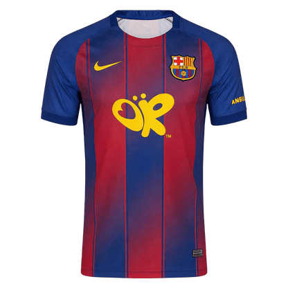 Barcelone Domicile Maillot 2025/26 Rouge&Bleu