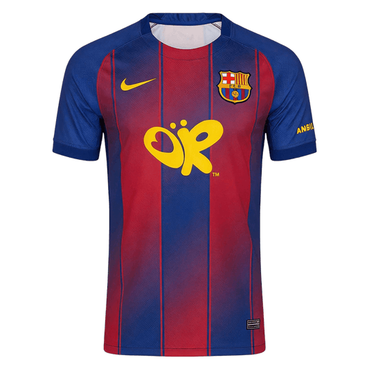 Barcelone Domicile Maillot 2025/26 Rouge&Bleu