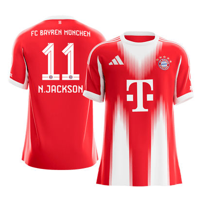 N.JACKSON #11 München Thuisshirt 2025/26 Rood - Super