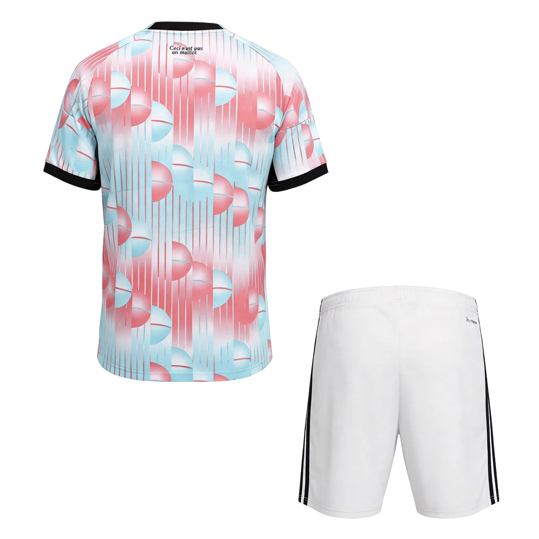 Belgique Extérieur Maillot Kit - Coupe du Monde 2026 Frozen Blue