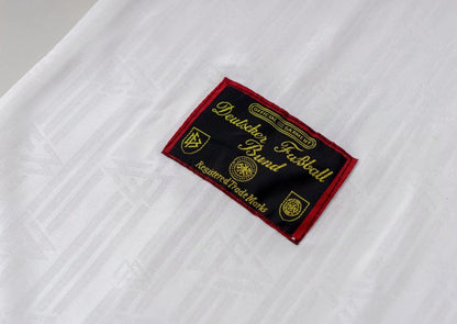 Retro Allemagne Domicile Maillot 1996 Blanc