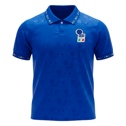 Retro Italie Domicile Maillot 1994 Bleu