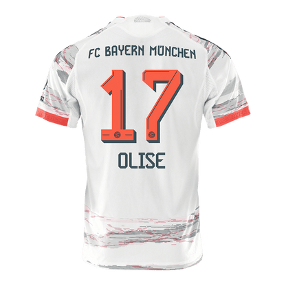 OLISE #17 Munich Extérieur Maillot 2025/26 Blanc Joueur