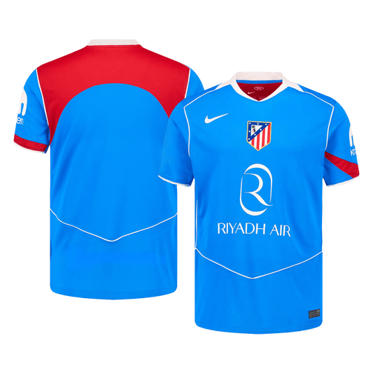 Atlético Third Maillot 2025/26 Bleu Grande Taille
