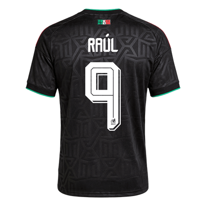 RAÚL #9 Mexique Third Maillot - Coupe du Monde 2026 Noir